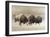 In the Teeth of the Blizzard-E.w. Lenders-Framed Giclee Print