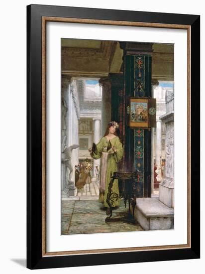 In the Temple, 1871-Sir Lawrence Alma-Tadema-Framed Giclee Print