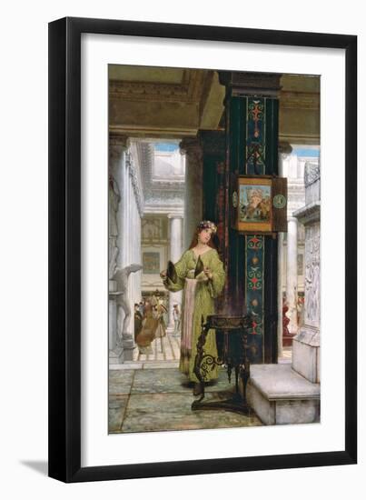 In the Temple, 1871-Sir Lawrence Alma-Tadema-Framed Giclee Print