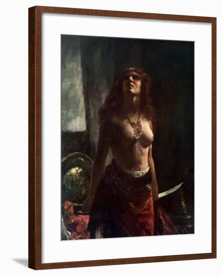 In the Tent of the Assyrian, 1908-1909-Valentine Davis-Framed Giclee Print