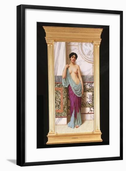 In the Tepidarium, 1909-John William Godward-Framed Giclee Print