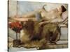 In The Tepidarium-Sir Lawrence Alma-Tadema-Stretched Canvas