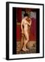 In the Tepidarium-John William Godward-Framed Art Print