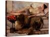 In the Tepidarium-Lawrence Alma-Tadema-Stretched Canvas