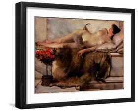 In the Tepidarium-Lawrence Alma-Tadema-Framed Giclee Print