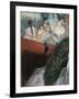 In the Theatre-Edgar Degas-Framed Giclee Print