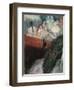 In the Theatre-Edgar Degas-Framed Giclee Print