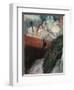 In the Theatre-Edgar Degas-Framed Giclee Print