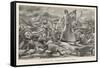 In the Thick of Battle - a Melee During the Crusades-null-Framed Stretched Canvas