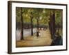 In the Tiergarten, Berlin, C.1920-Max Liebermann-Framed Giclee Print