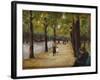 In the Tiergarten, Berlin, C.1920-Max Liebermann-Framed Giclee Print