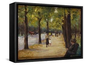 In the Tiergarten, Berlin, C.1920-Max Liebermann-Framed Stretched Canvas