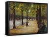 In the Tiergarten, Berlin, C.1920-Max Liebermann-Framed Stretched Canvas