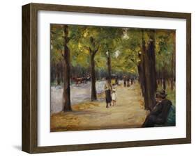 In the Tiergarten, Berlin, C.1920-Max Liebermann-Framed Giclee Print