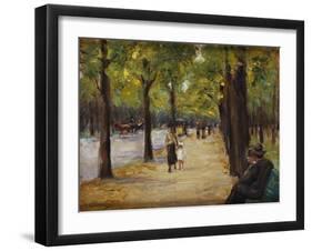 In the Tiergarten, Berlin, C.1920-Max Liebermann-Framed Giclee Print