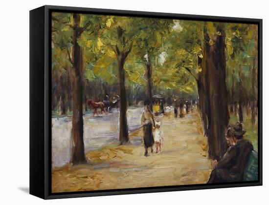 In the Tiergarten, Berlin-Max Liebermann-Framed Stretched Canvas