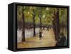 In the Tiergarten, Berlin-Max Liebermann-Framed Stretched Canvas