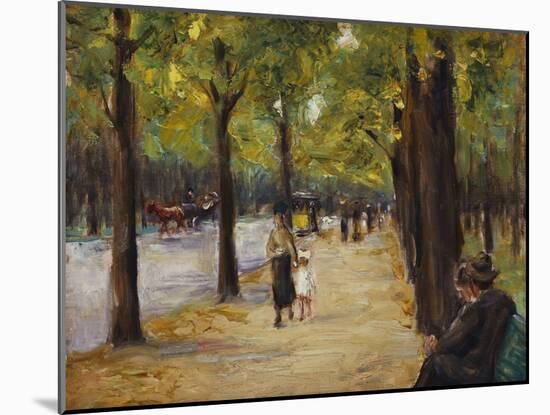 In the Tiergarten, Berlin-Max Liebermann-Mounted Giclee Print