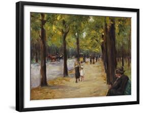 In the Tiergarten, Berlin-Max Liebermann-Framed Giclee Print