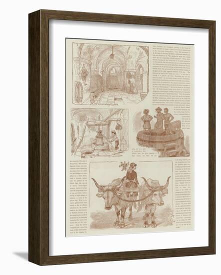 In the Time of the Vintage-null-Framed Giclee Print