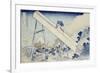 In the Totomi Mountains', from the Series 'Thirty Six Views of Mount Fuji'-Katsushika Hokusai-Framed Giclee Print