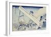 In the Totomi Mountains', from the Series 'Thirty Six Views of Mount Fuji'-Katsushika Hokusai-Framed Giclee Print