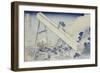 In the Totomi Mountains-Katsushika Hokusai-Framed Giclee Print