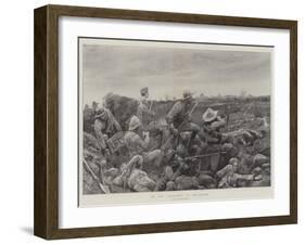 In the Trenches at Mafeking-Richard Caton Woodville II-Framed Giclee Print