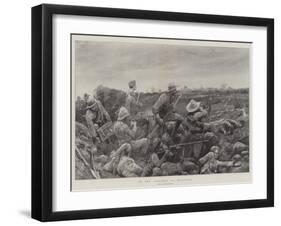 In the Trenches at Mafeking-Richard Caton Woodville II-Framed Giclee Print