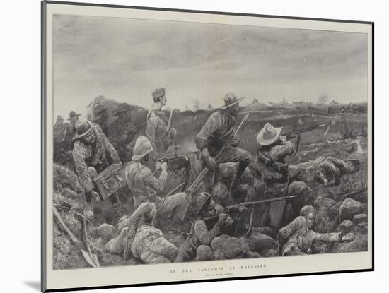 In the Trenches at Mafeking-Richard Caton Woodville II-Mounted Giclee Print