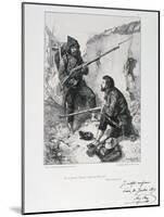 In the Trenches, Siege of Paris, Franco-Prussian War, 1870-1871-Auguste Bry-Mounted Giclee Print