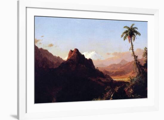 In the Tropics-Frederic Edwin Church-Framed Premium Giclee Print
