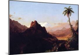 In the Tropics-Frederic Edwin Church-Mounted Art Print