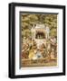 In the Tuilleries Gardens. Children Watching a Punch and Judy Puppet Show-Ellen Houghton-Framed Giclee Print