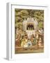 In the Tuilleries Gardens. Children Watching a Punch and Judy Puppet Show-Ellen Houghton-Framed Giclee Print