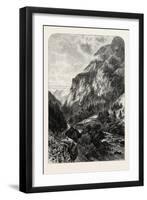 In the Val D'Ossau, the Pyrenees, France, 19th Century-null-Framed Giclee Print