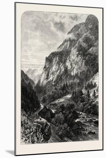 In the Val D'Ossau, the Pyrenees, France, 19th Century-null-Mounted Giclee Print