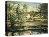 In the Valley of the Oise-Paul Cézanne-Stretched Canvas