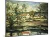 In the Valley of the Oise-Paul Cézanne-Mounted Giclee Print