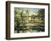 In the Valley of the Oise-Paul Cézanne-Framed Giclee Print