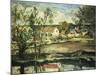 In the Valley of the Oise-Paul Cézanne-Mounted Giclee Print