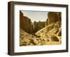 In the valley of the royal tombs, Egypt-English Photographer-Framed Giclee Print