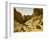 In the valley of the royal tombs, Egypt-English Photographer-Framed Giclee Print