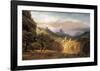 In the Valley-Albert Bierstadt-Framed Art Print