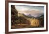 In the Valley-Albert Bierstadt-Framed Art Print