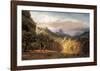 In the Valley-Albert Bierstadt-Framed Art Print