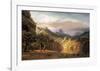 In the Valley-Albert Bierstadt-Framed Art Print