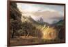 In the Valley-Albert Bierstadt-Framed Art Print