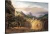 In the Valley-Albert Bierstadt-Stretched Canvas