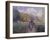 In the Vegetable Garden, 1881-Camille Pissarro-Framed Giclee Print